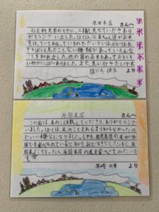 薩摩川内市祁答院地区の4小学校合同遠足で5年生の児童の皆さんが原田米店の見学にきてくれました。